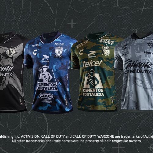 Image de l'article Call of Duty s'invite sur les maillots de foot de 6 clubs mexicains