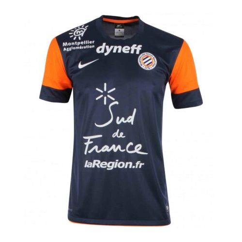 Maillot Montpellier HSC Domicile 2022-2023 – Taille L, Avec Patch Ligue 1 Uber Eats
