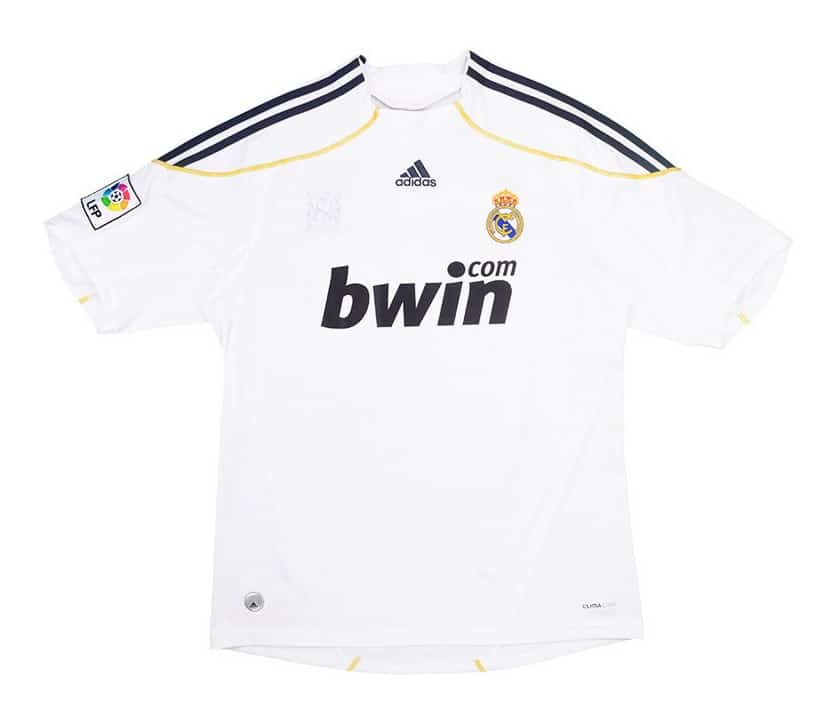 maillot real madrid domicile 2009 2010 adidas