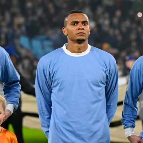 Image de l'article Un maillot spécial pour l'entrée des joueurs de Manchester City
