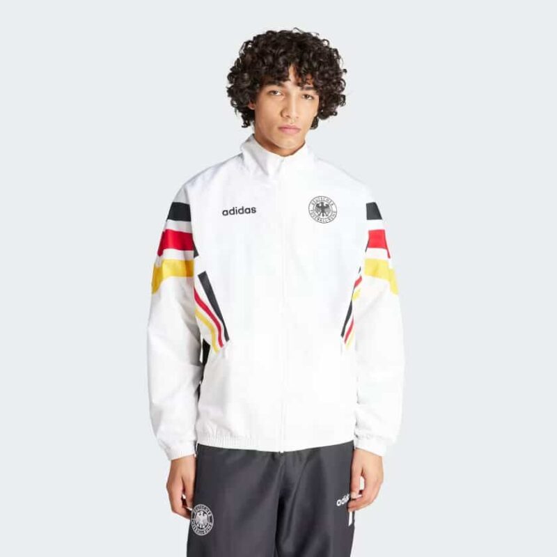 Veste De Survêtement Officielle Fulham FC – Style Rétro Noir – Homme