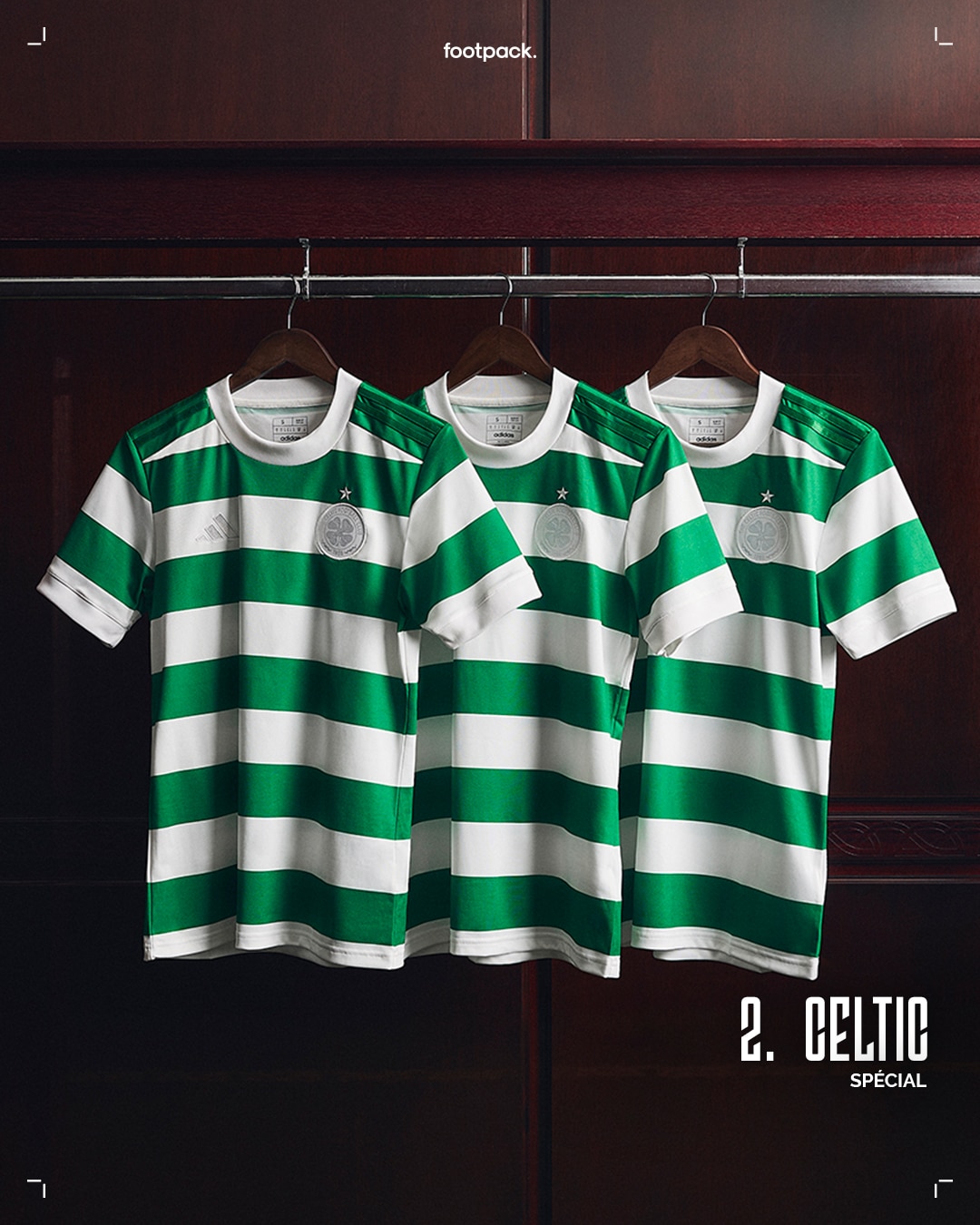 Maillot Collector Celtic Glasgow - 120 Years Of Hoops - Adidas - Manches Courtes