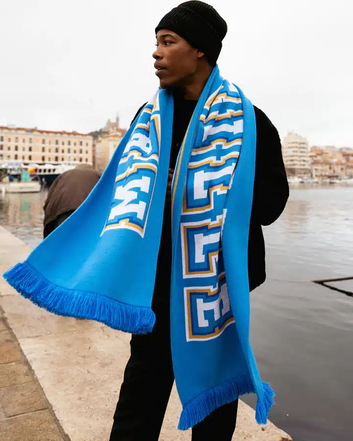 Écharpe Ancienne Olympique De Marseille - Droit Au But - OM - Multicolore Unisexe