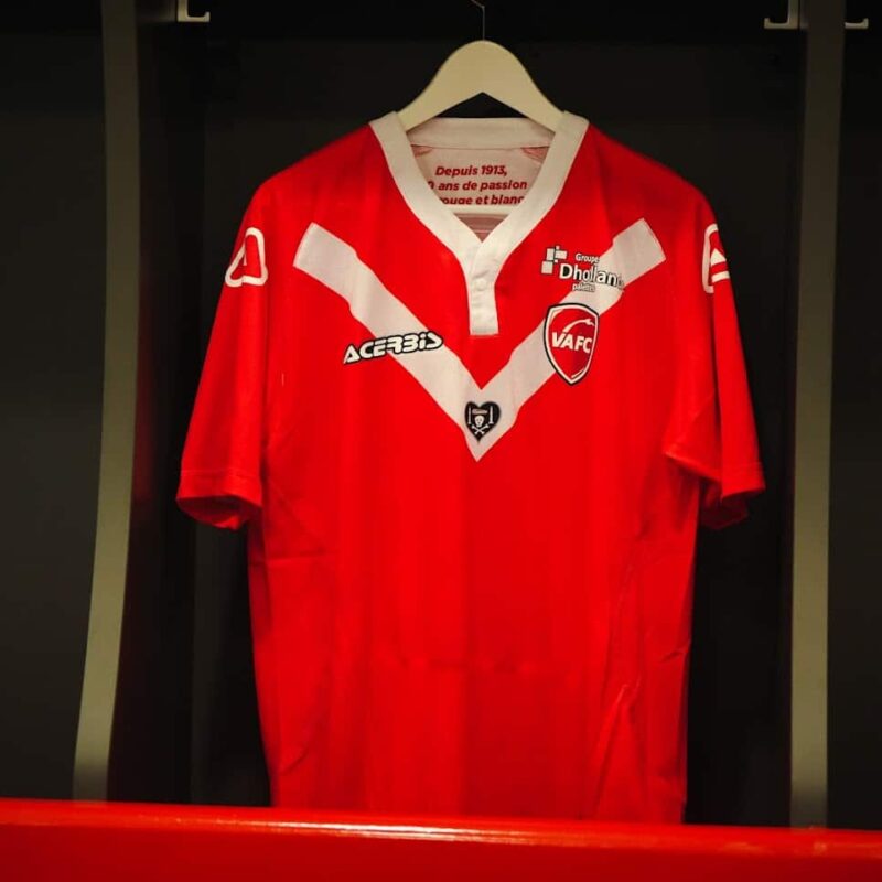 maillot valenciennes domicile 2023 2024 110 ans 2
