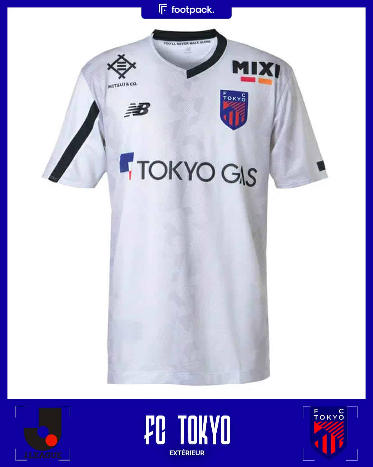 maillot fc tokyo exterieur 2024 new balance
