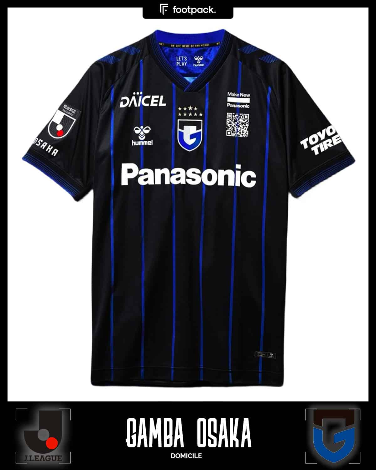 maillot gamba osaka 2023 2024 domicile hummel