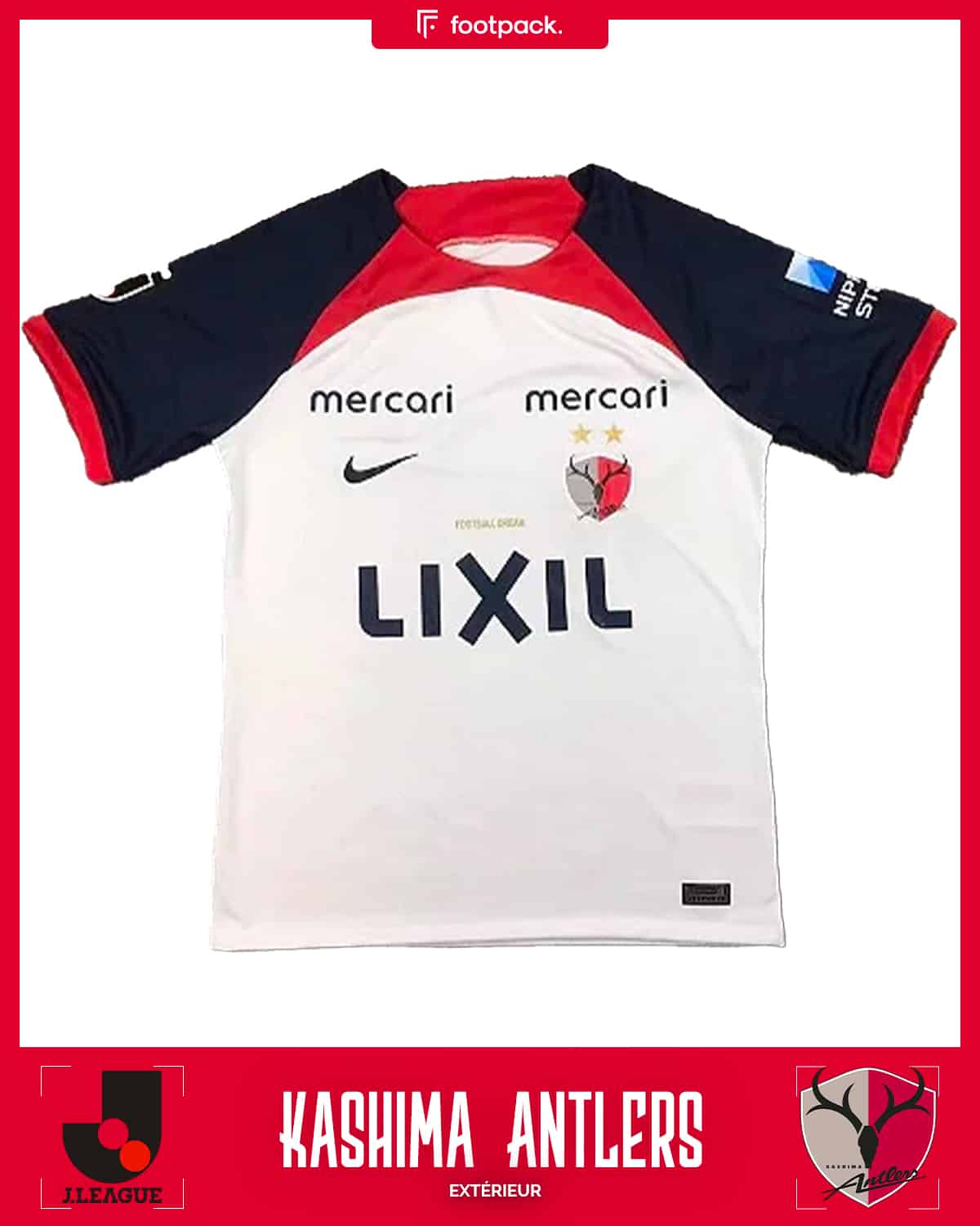 maillot kashima antlers 2024 exterieur nike