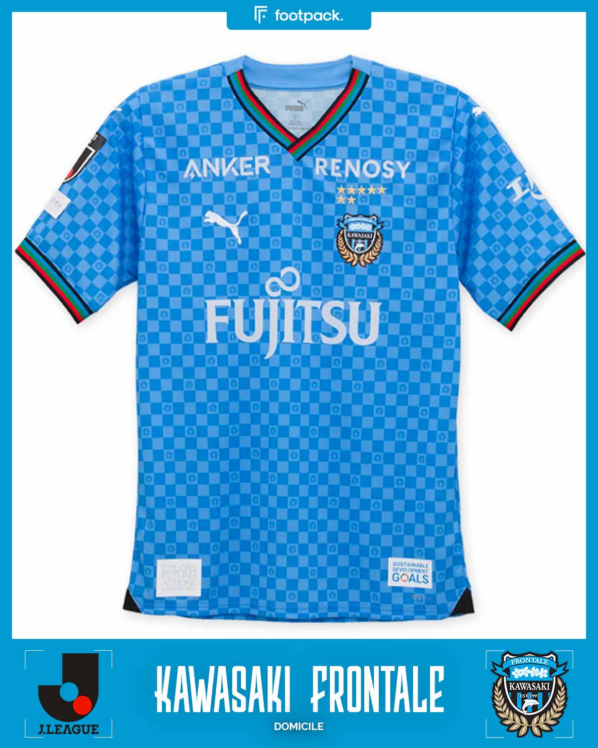 maillot kawasaki frontale 2024 domicile puma