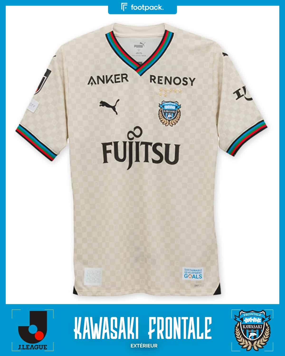 maillot kawasaki frontale 2024 exterieur puma