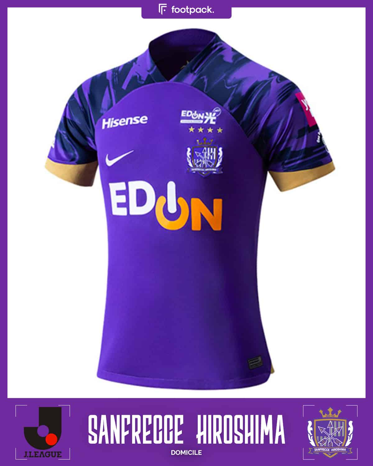 maillot sanfrecce hiroshima 2024 domicile nike