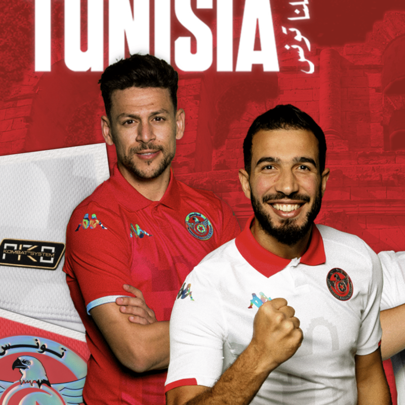 Maillot Équipe National De Tunisie 22/23 rouge