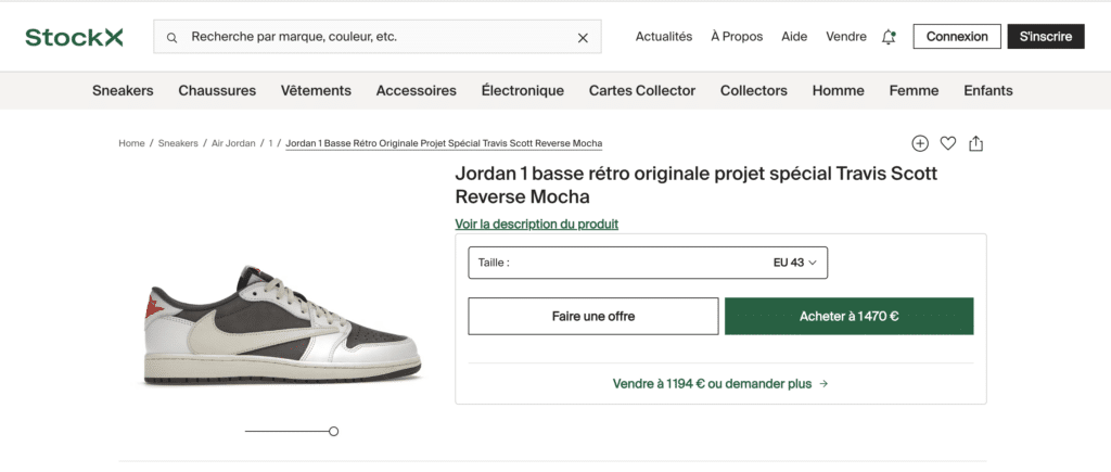 crampons jordan travis scott baseball 3