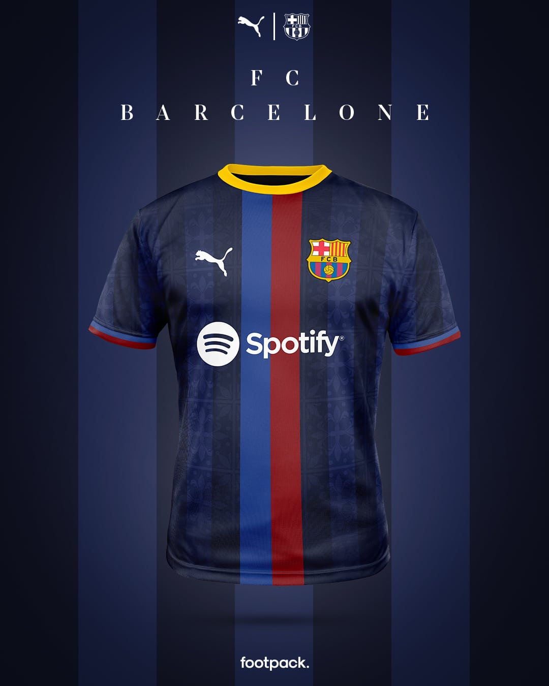 maillot barca puma footpack