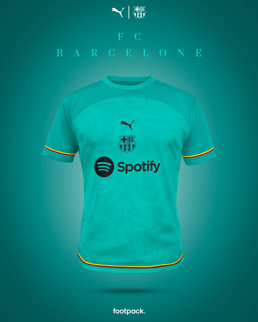 maillot barca puma footpack