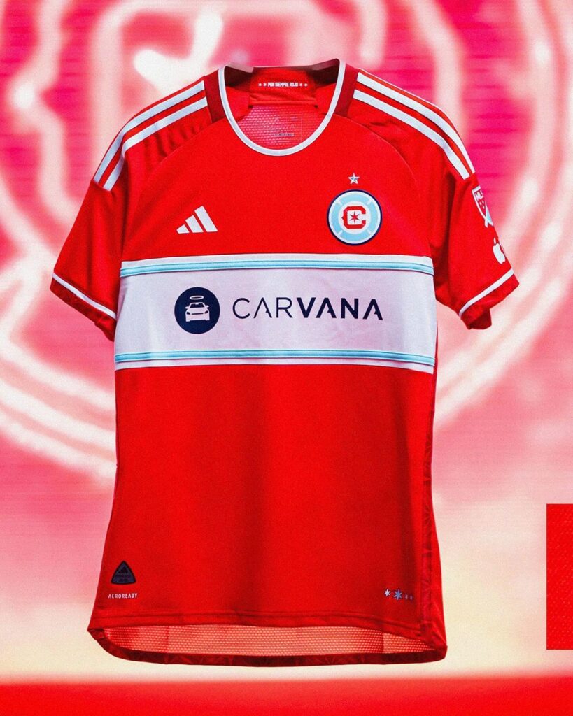 maillot chicago fire 2024 2025 domicile adidas