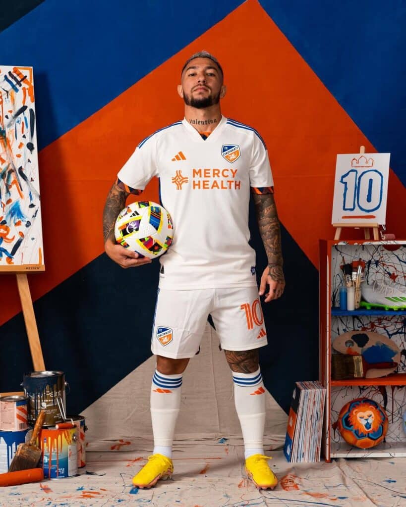 maillot fc cincinnati 2024 2025 domicile adidas