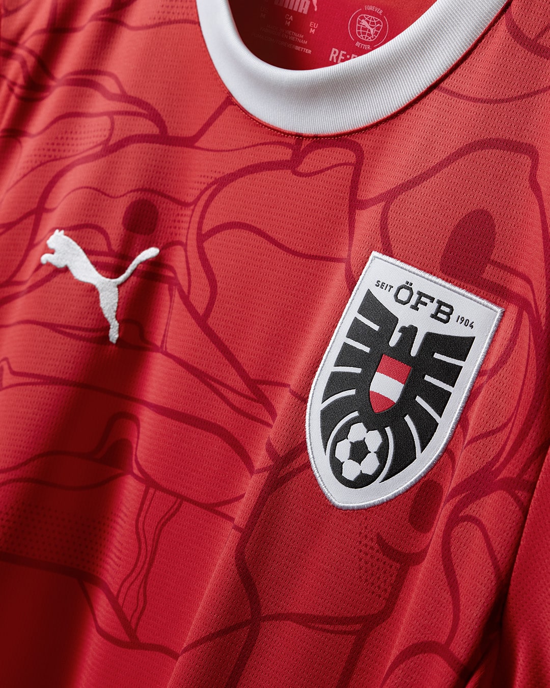 maillot autriche domicile 2024 puma 1
