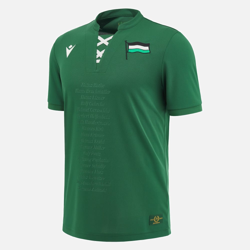 maillot hannovre 96 macron vert