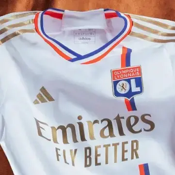 maillot ol domicile 2023 2024 adidas