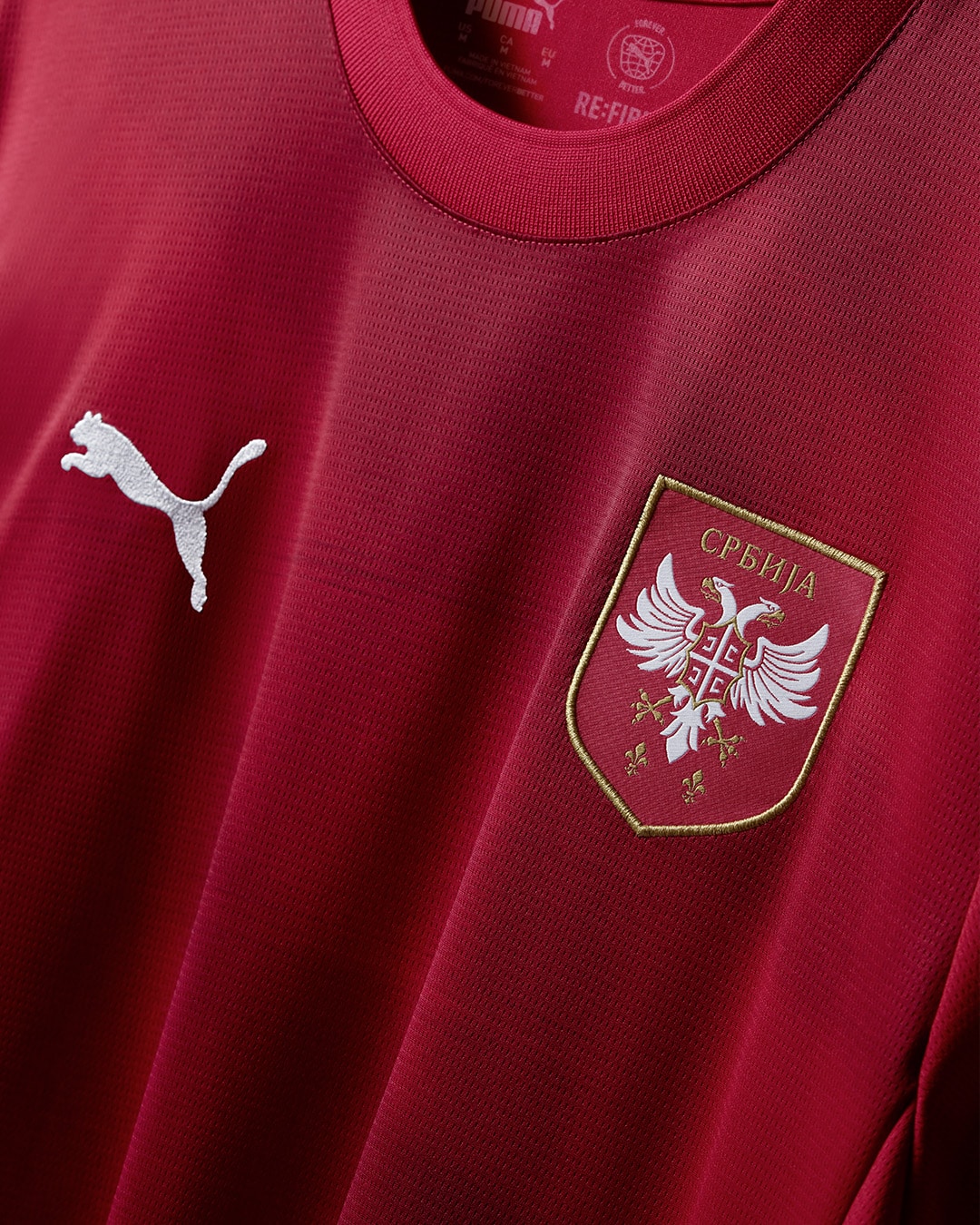 maillot serbie domicile 2024 puma 1