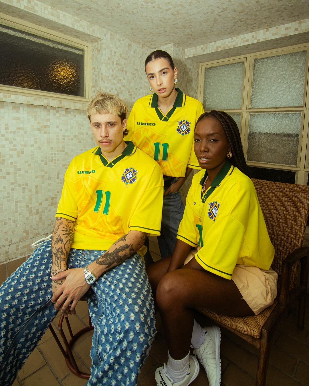 umbro over the pitch bresil