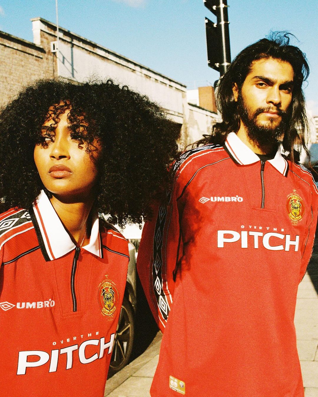 umbro over the pitch manchester united