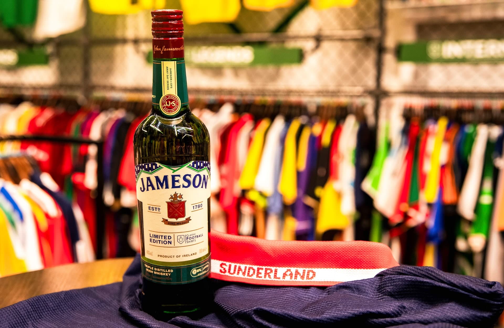 bouteille jameson sunderland