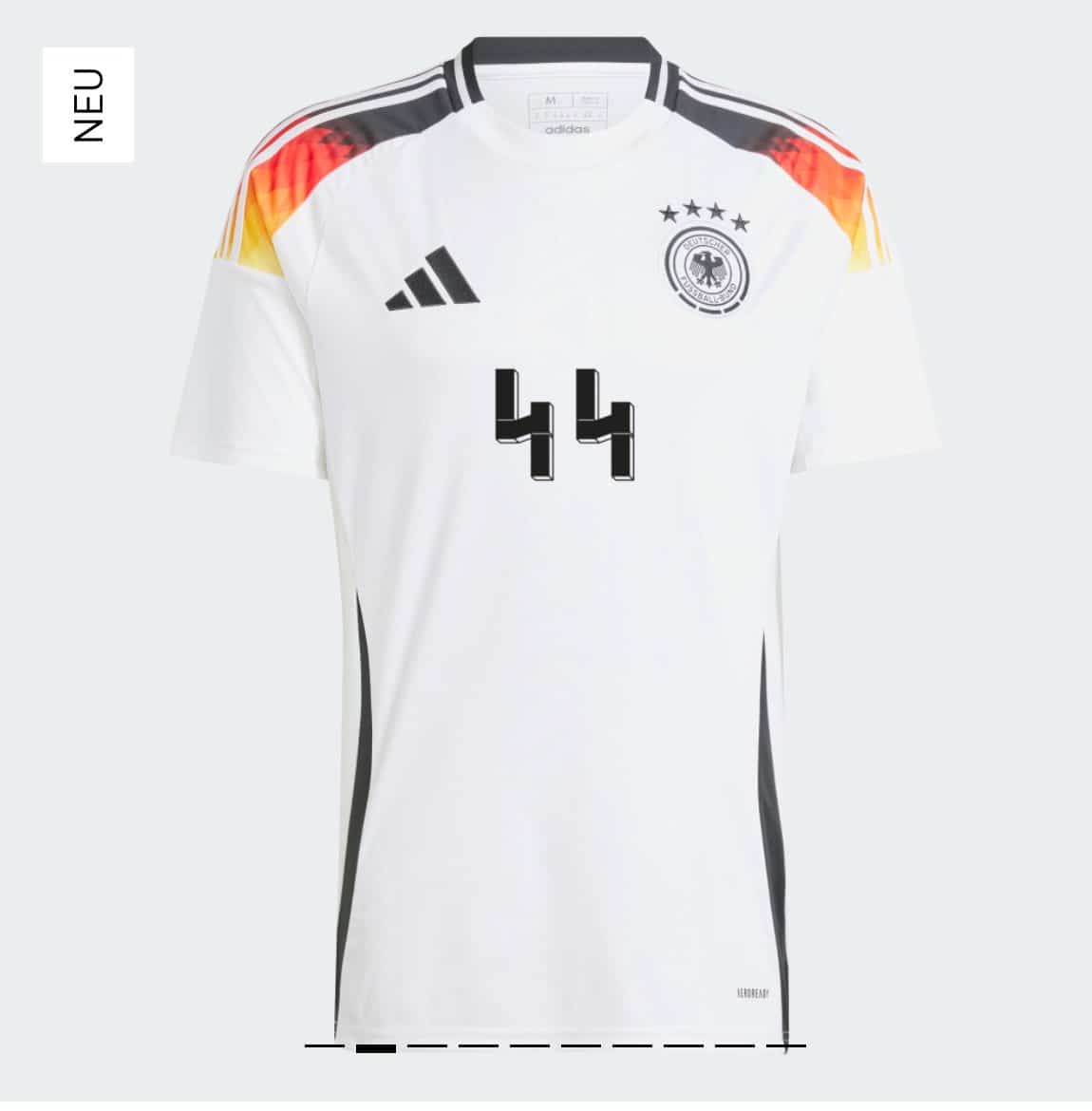 flocage maillot allemagne numero 44