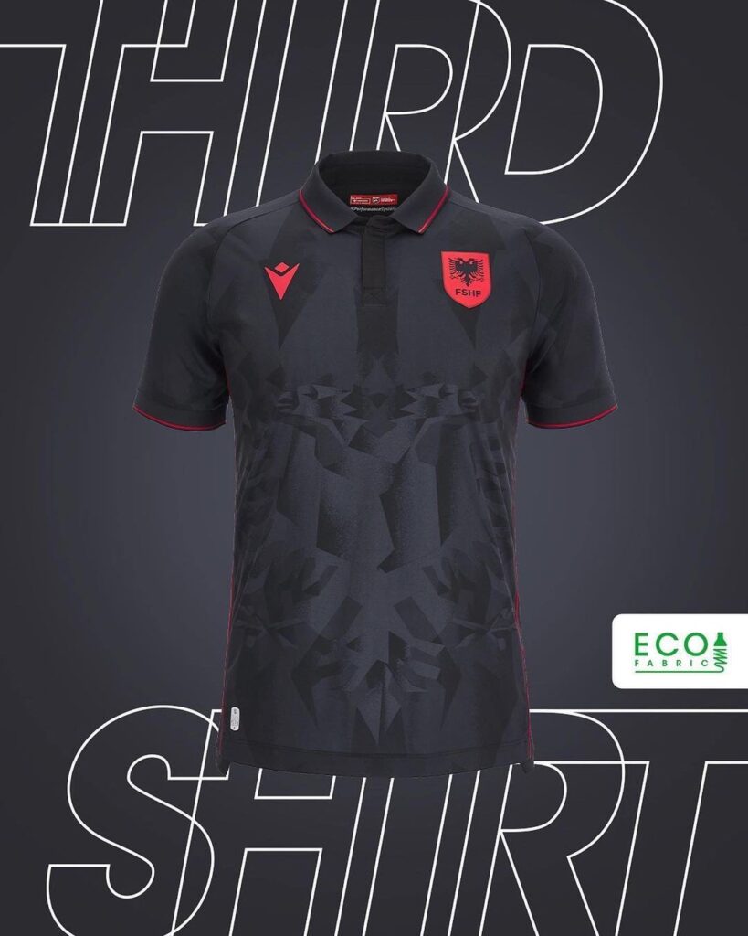 maillot albanie third 2024 macron