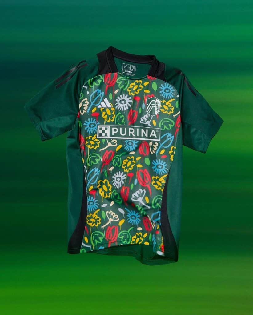 maillot avant match one planet st louis mls adidas 2024