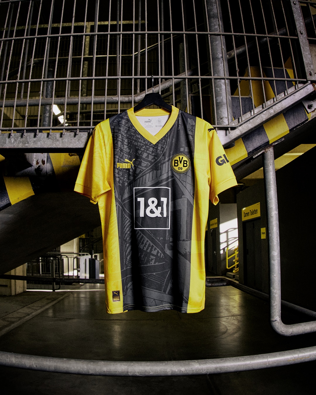 maillot borussia dortmund 50 ans du stade puma