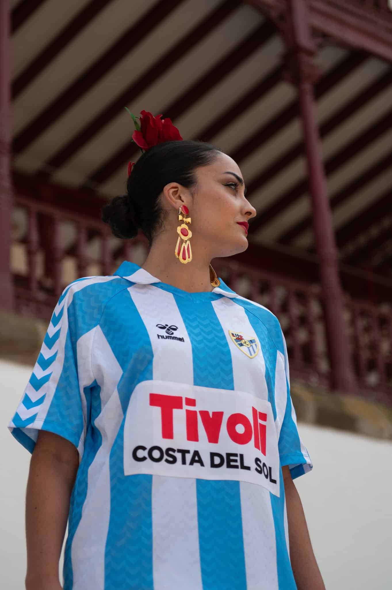 maillot malaga 120 ans hummel