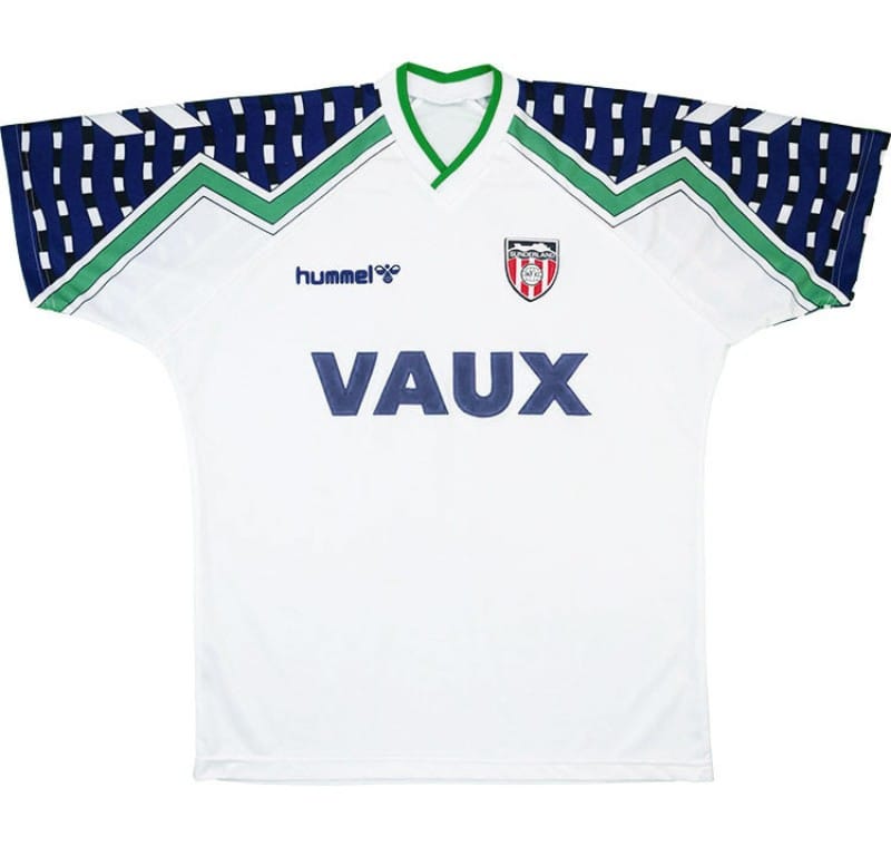 maillot sunderland exterieur 1991 1992 hummel