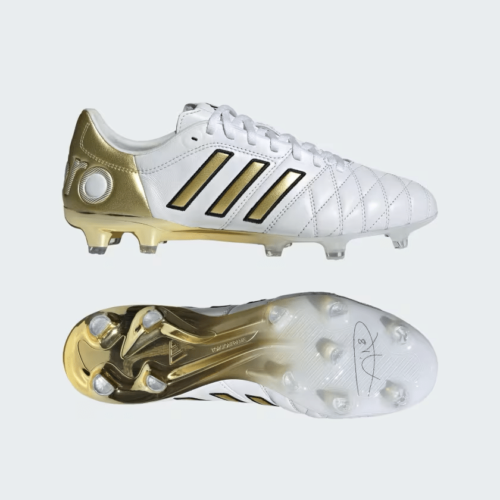 Image de l'article La adiPure 11 Pro blanche/or de Toni Kroos bientôt en vente chez adidas !