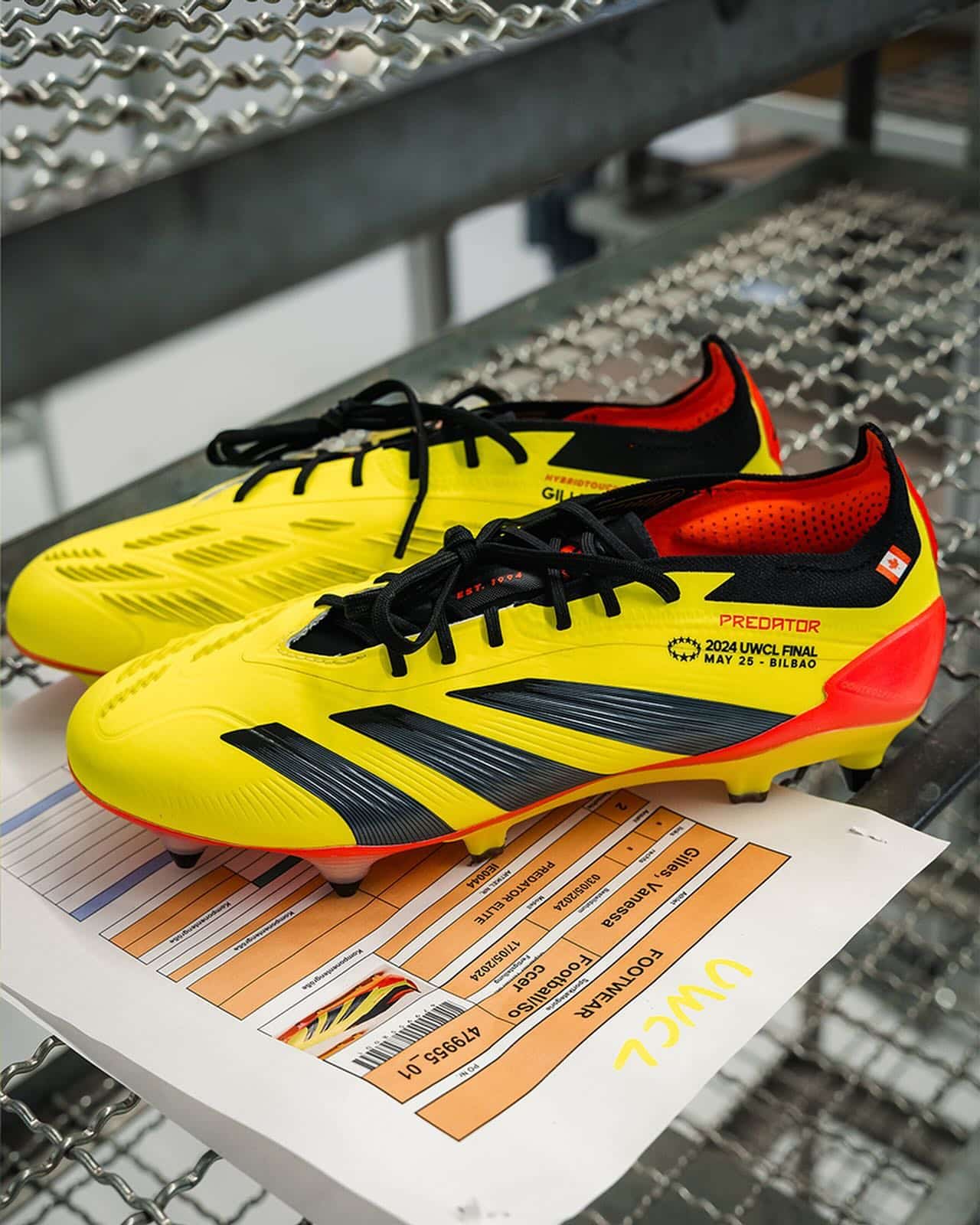 crampons adidas finale ligue des champions feminine