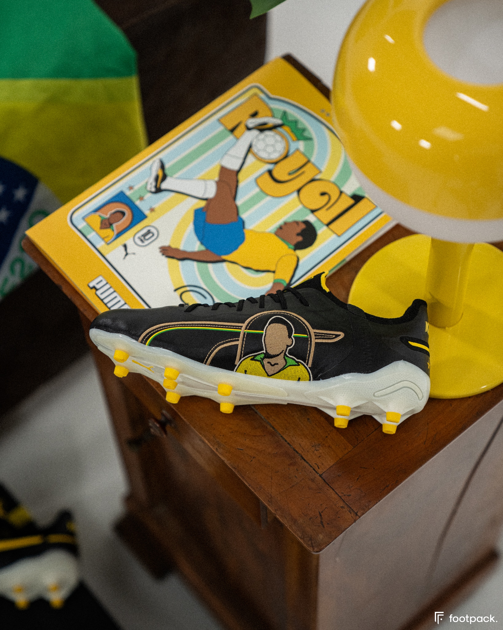 crampons puma king pelé