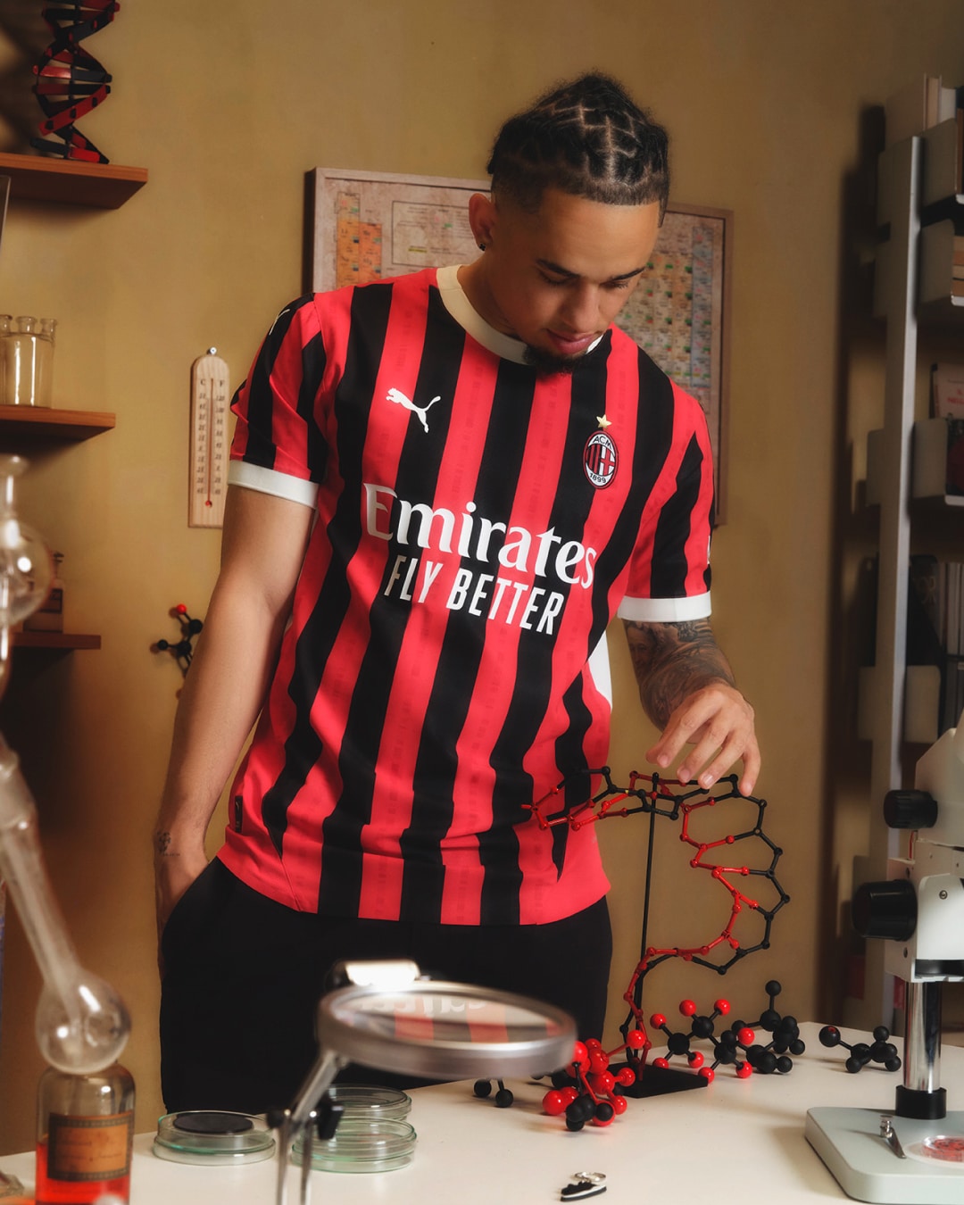 maillot ac milan domicile 2024 2025 puma 1