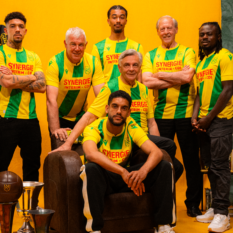 Maillot FC Nantes – Neuf Sans Étiquette, Équipement Foot Supporter