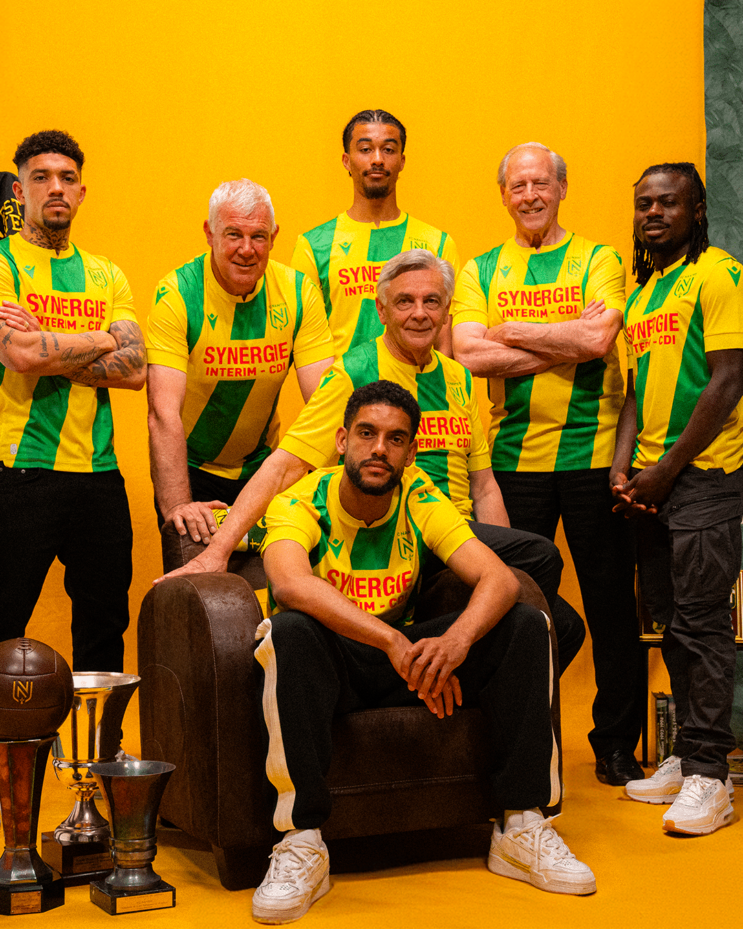 maillot fc nantes 2024 2025 domicile macron