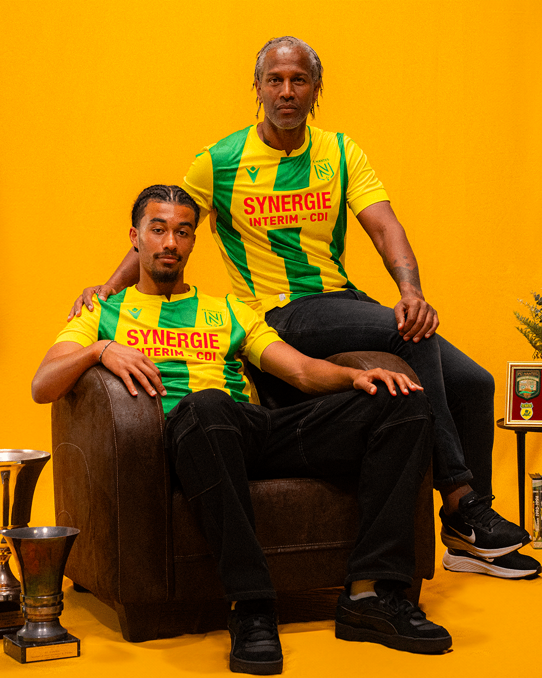 maillot fc nantes 2024 2025 domicile macron