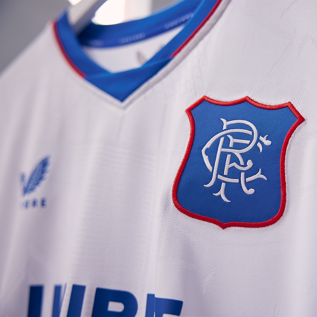 maillot rangers fc exterieur 2024 2025 castore