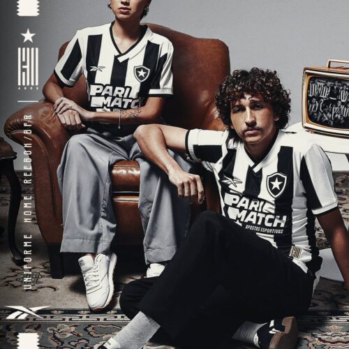 Image de l'article Avant son retour en Europe, Reebok dévoile de sublimes maillots pour Botafogo