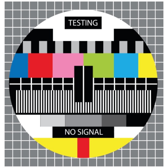 testbleed tv no signal