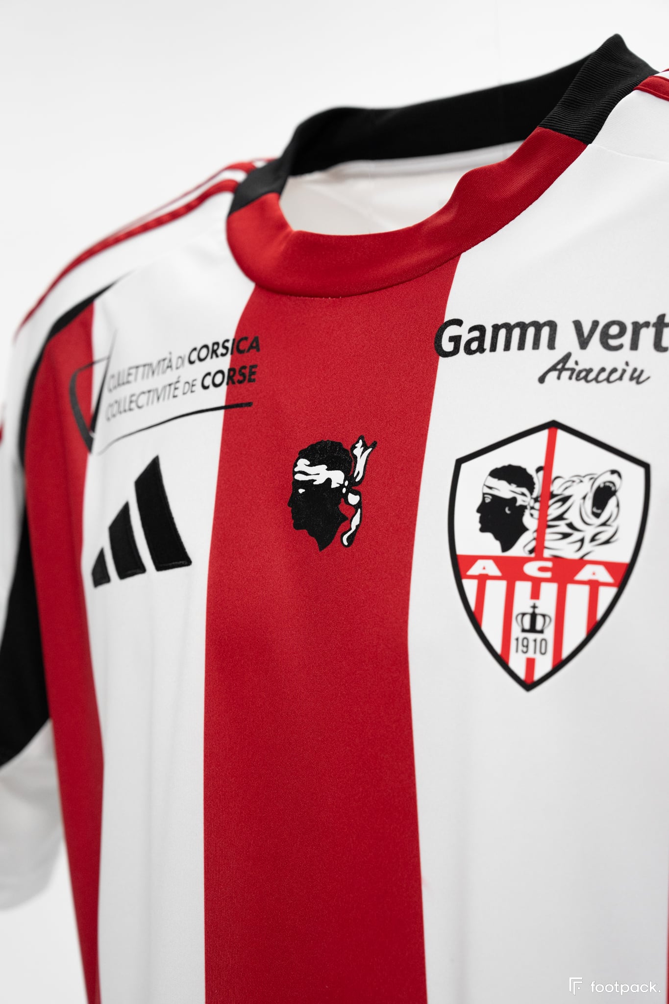 maillot ajaccio 2024 2025 adidas footpack