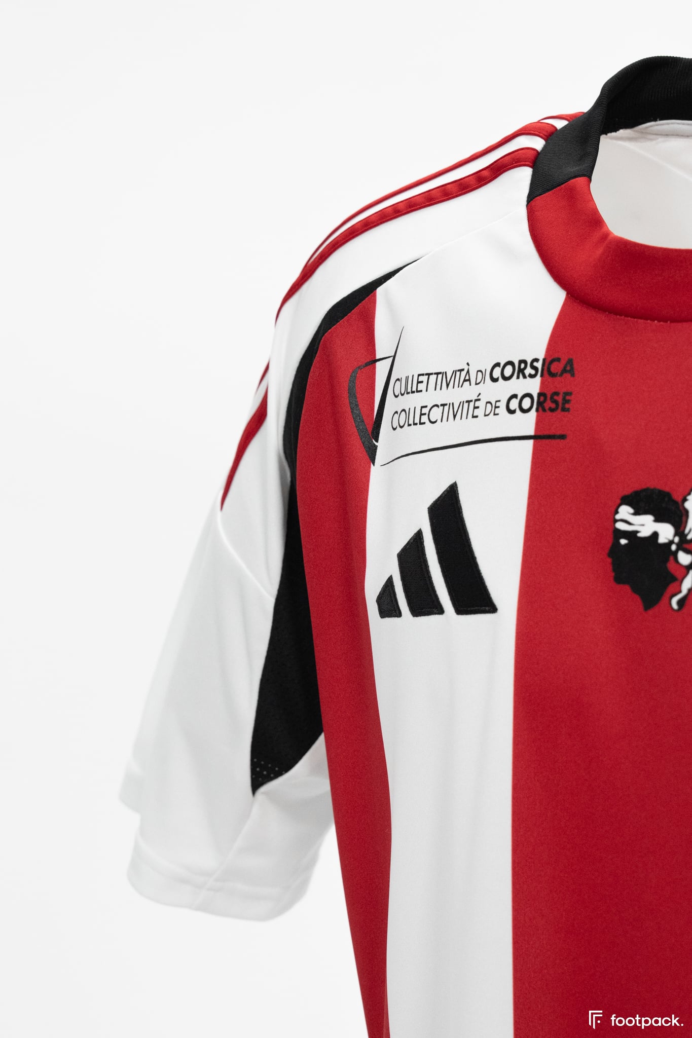 maillot ajaccio 2024 2025 adidas footpack