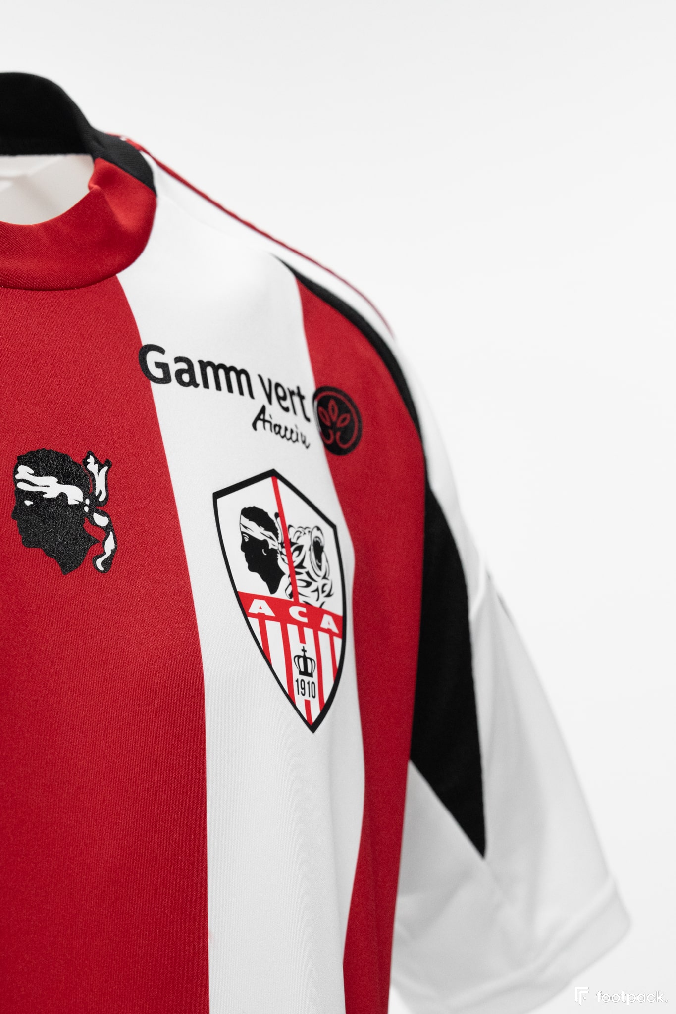 maillot ajaccio 2024 2025 adidas footpack