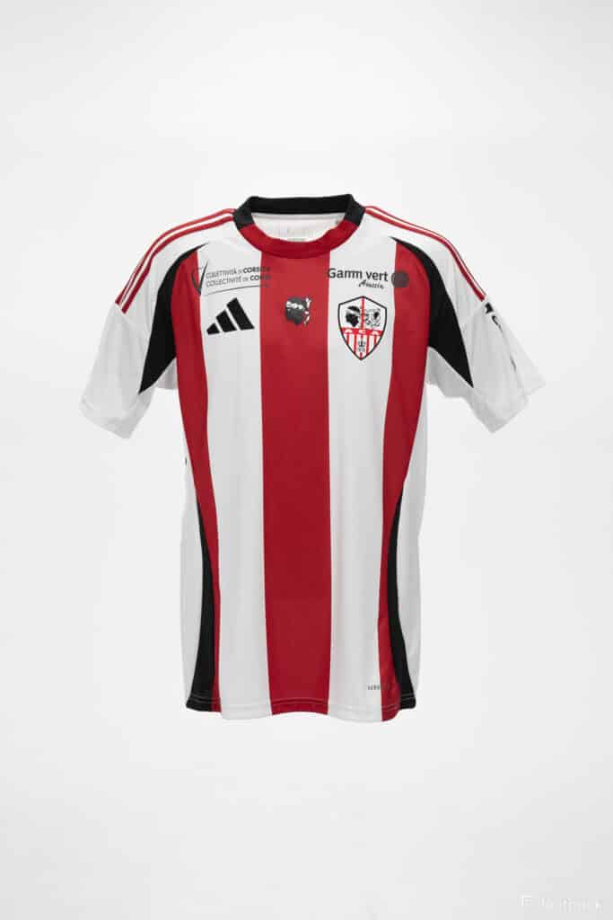 maillot ajaccio 2024 2025 adidas footpack