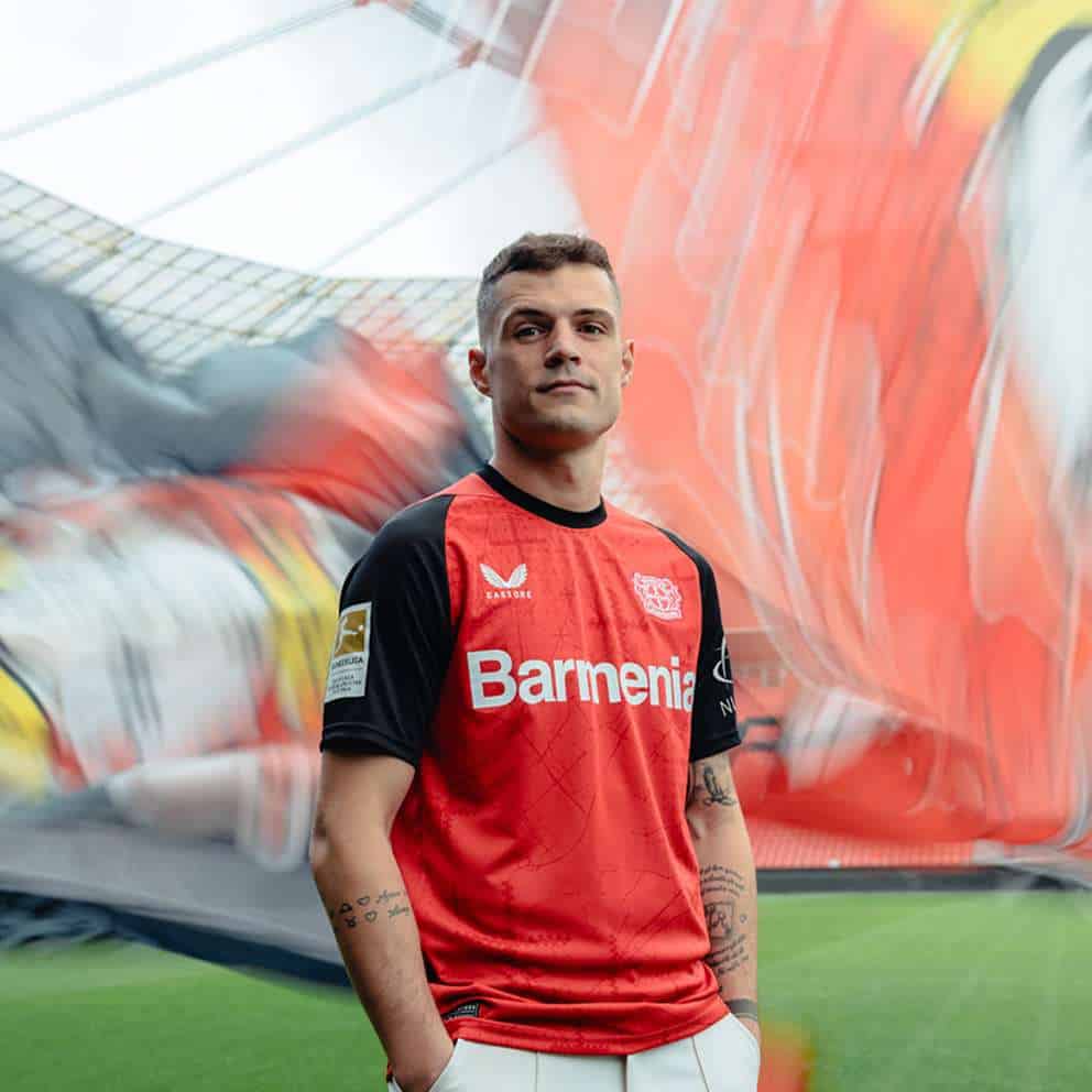 maillot bayer leverkusen 2024 2025 domicile castore
