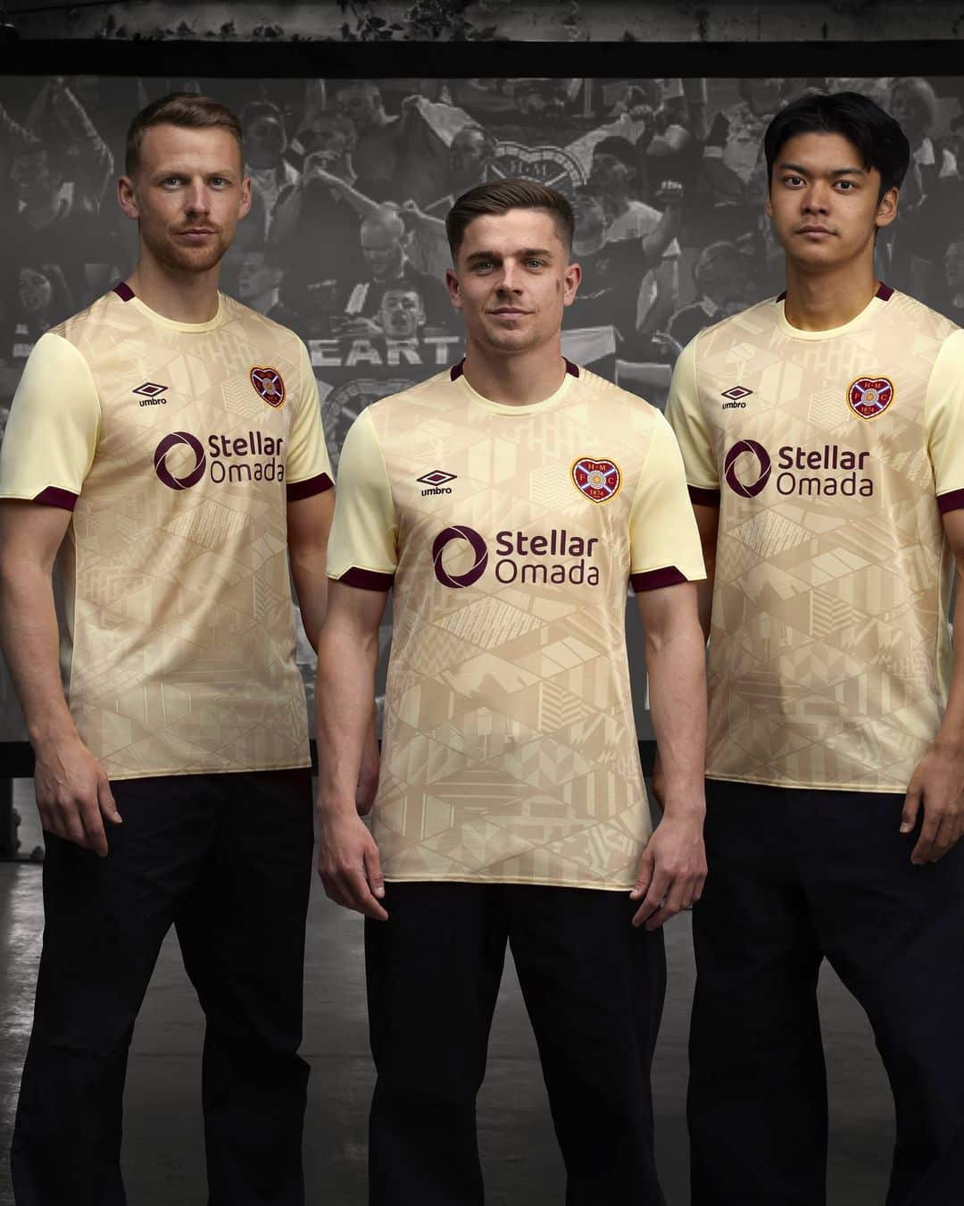 maillot hearts of midlothian exterieur 2024 2025 umbro