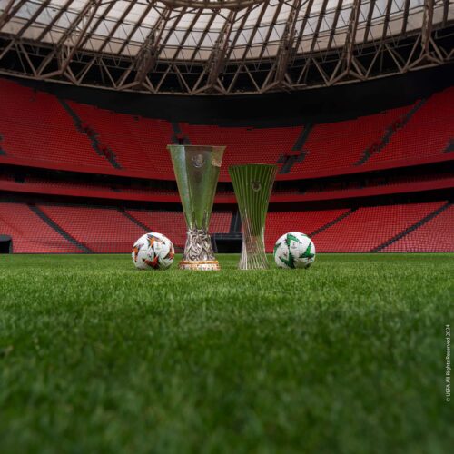 Image de l'article Décathlon/Kipsta dévoile les nouveaux ballons de l'Europa League et Conference League 2024/25
